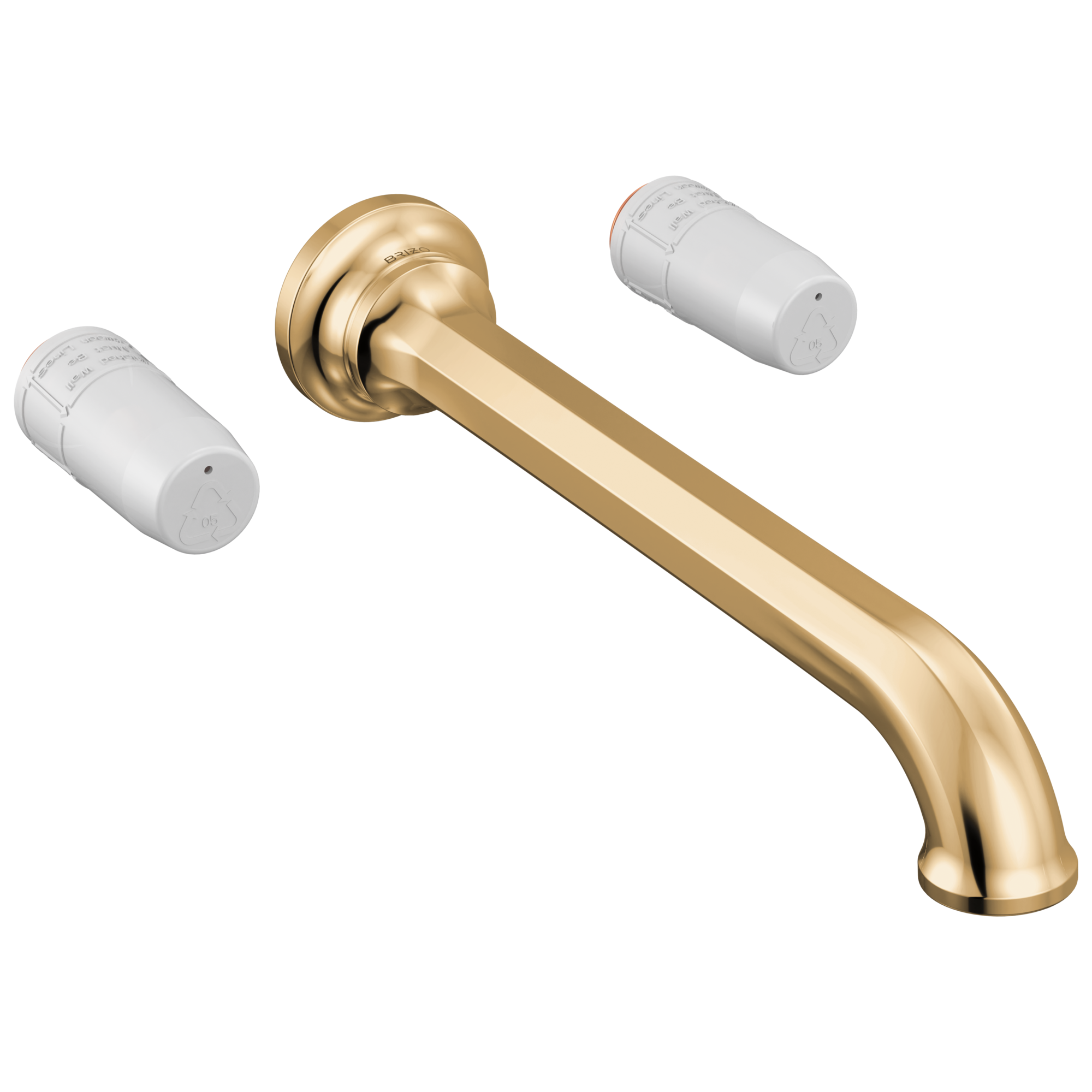 Beauclere® | Two Handle Wall Mount Tub Filler - Less Handles