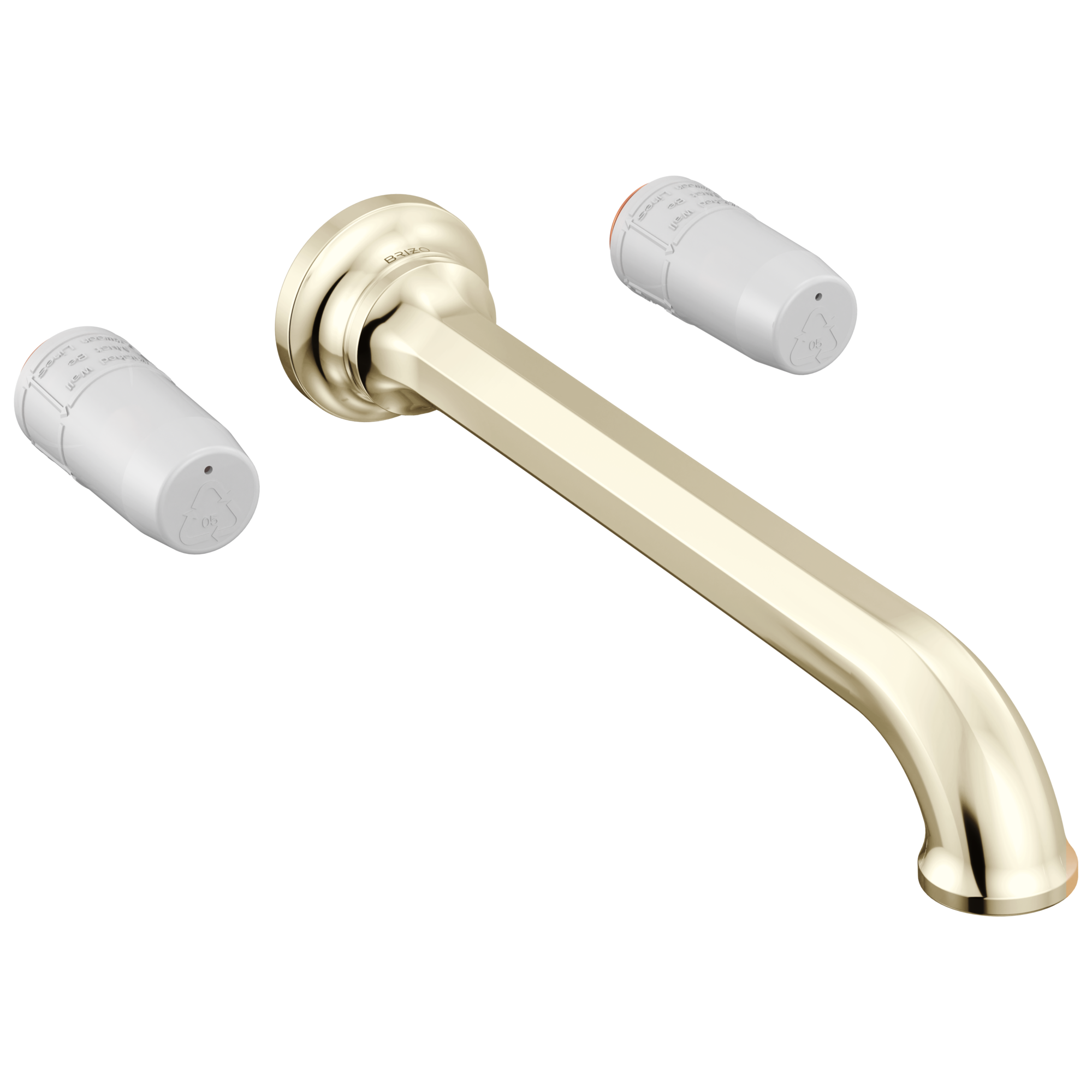 Beauclere® | Two Handle Wall Mount Tub Filler - Less Handles