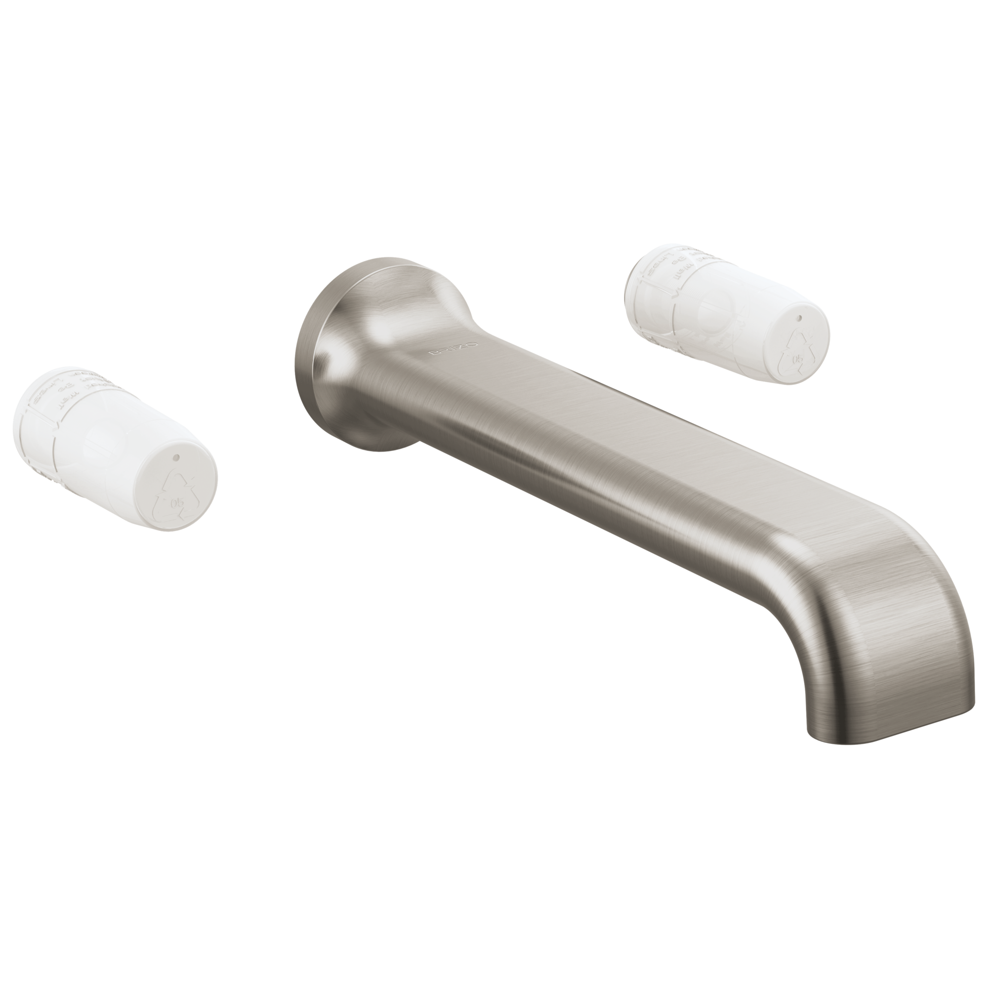 Allaria® | Two-Handle Wall Mount Tub Filler - Less Handles
