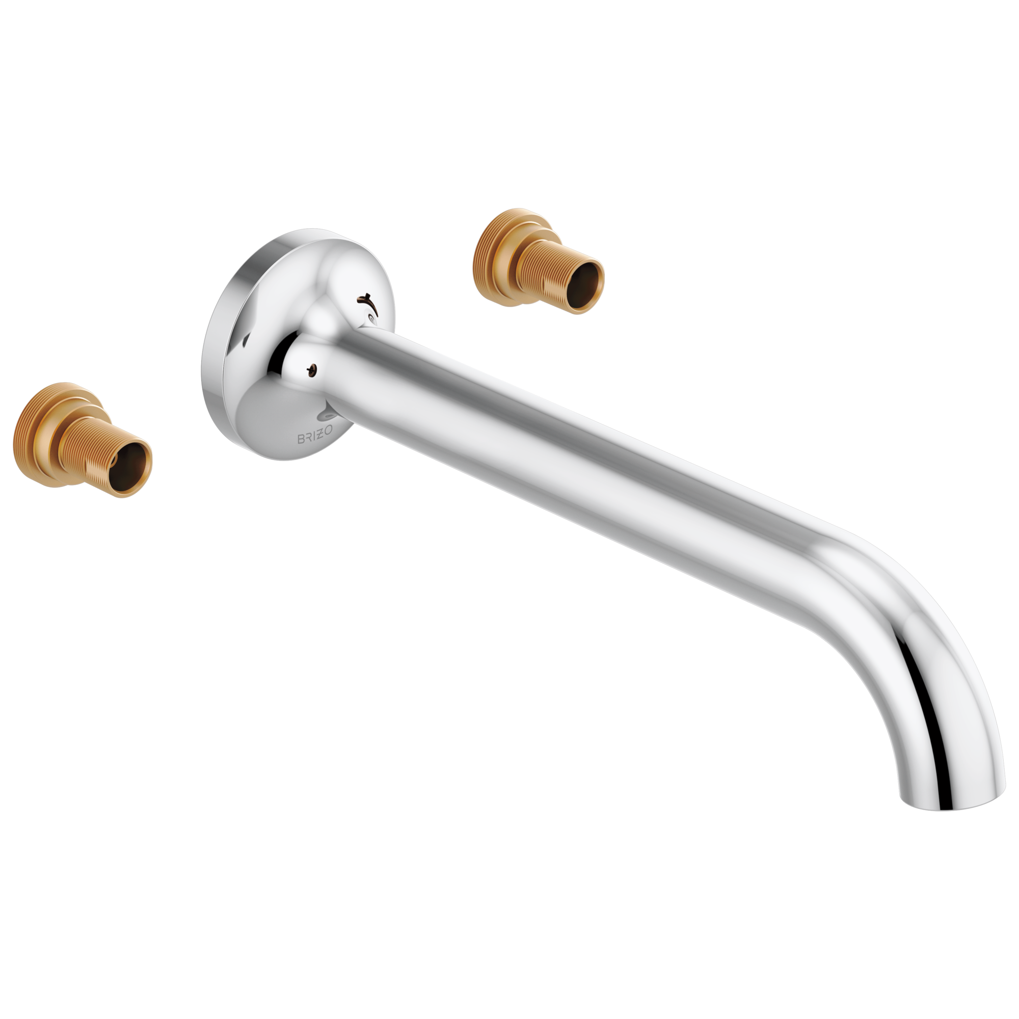 Odin® | Two-Handle Wall Mount Tub Filler - Less Handles