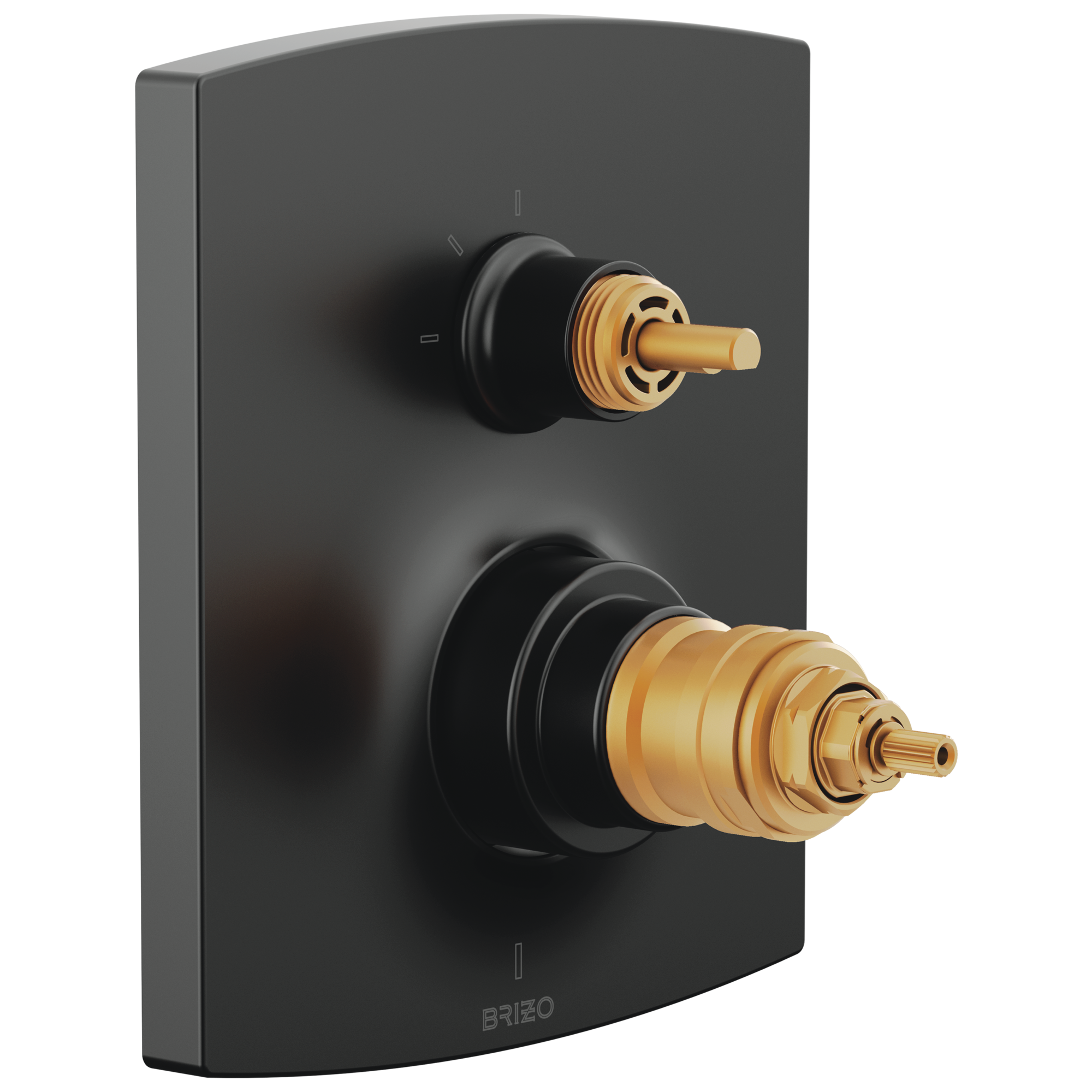 TempAssure® Thermostatic Valve Trim with Integrated 3-Function Diverter Trim - Less Handles