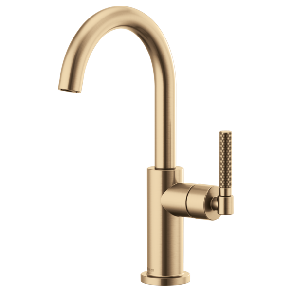 Litze® | Bar Faucet with Arc Spout and Knurled Handle Kit