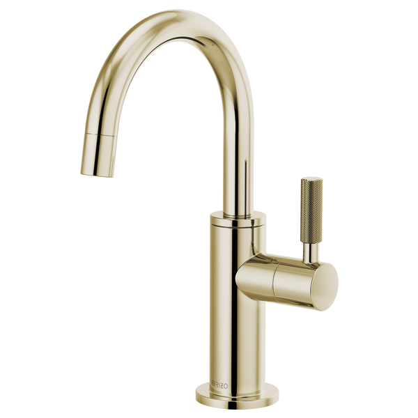 Litze® Beverage Faucet with Arc Spout and Knurled Handle