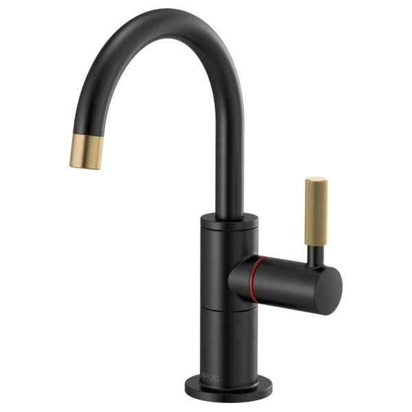 商業BL Litze® | Instant Hot Faucet with Arc Spout and Knurled Handle