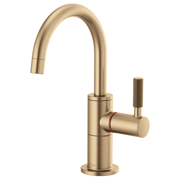 Litze® | Instant Hot Faucet with Arc Spout and Knurled Handle