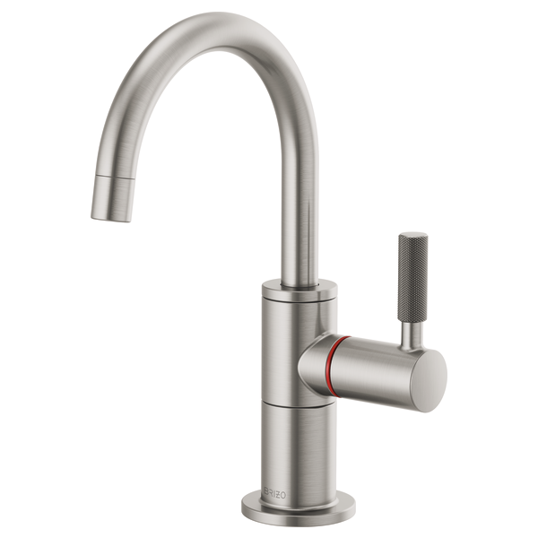Litze® | Instant Hot Faucet with Arc Spout and Knurled Handle