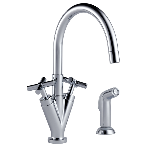 Trevi | Two Handle Kitchen Faucet with Spray