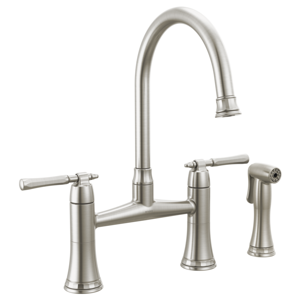Tulham™ Bridge Kitchen Faucet with Side Spray