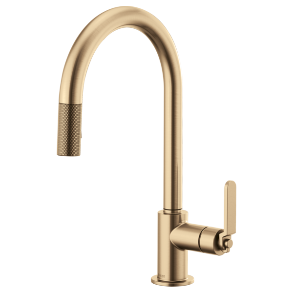 Litze® | Pull-Down Faucet with Arc Spout and Industrial Handle