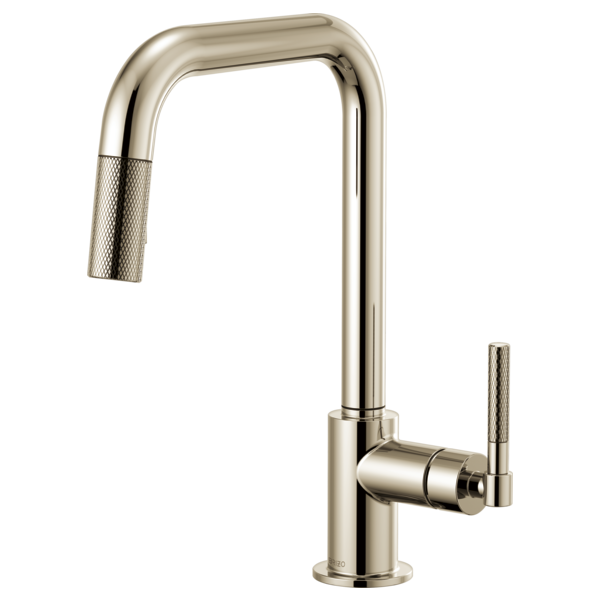 ルリルリ Litze® | Pull-Down Faucet with Square Spout and Knurled Handle
