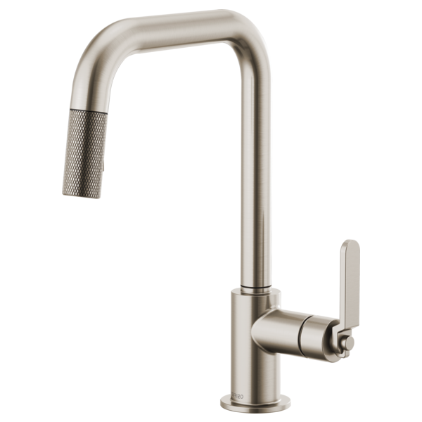 Litze® | Pull-Down Faucet with Square Spout and Industrial Handle