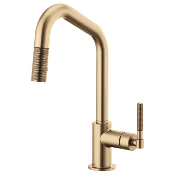 Litze® | Pull-Down Faucet with Angled Spout and Knurled Handle