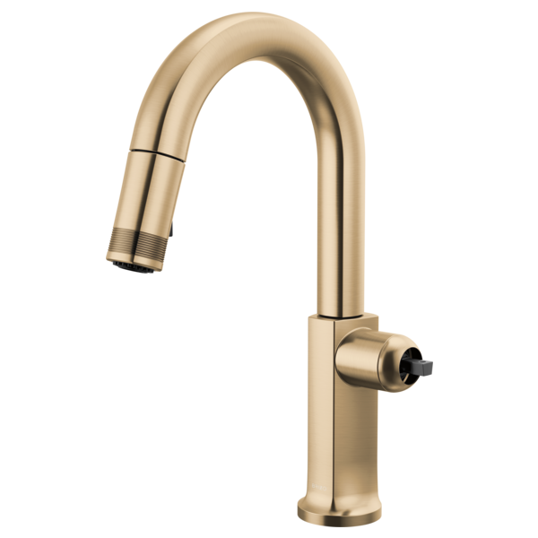 Kintsu® | Pull-Down Prep Faucet with Arc Spout - Less Handle