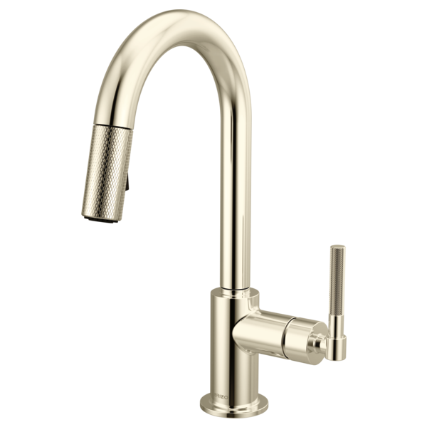 ブリュール　ArtePura Litze® | Pull-Down Prep Faucet with Arc Spout - Knurled Handle