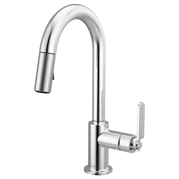 Litze® | Pull-Down Prep Faucet with Arc Spout - Industrial Handle
