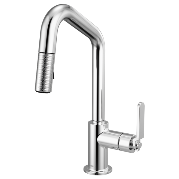 Litze® | Pull-Down Prep Faucet with Angle Spout - Industrial Handle