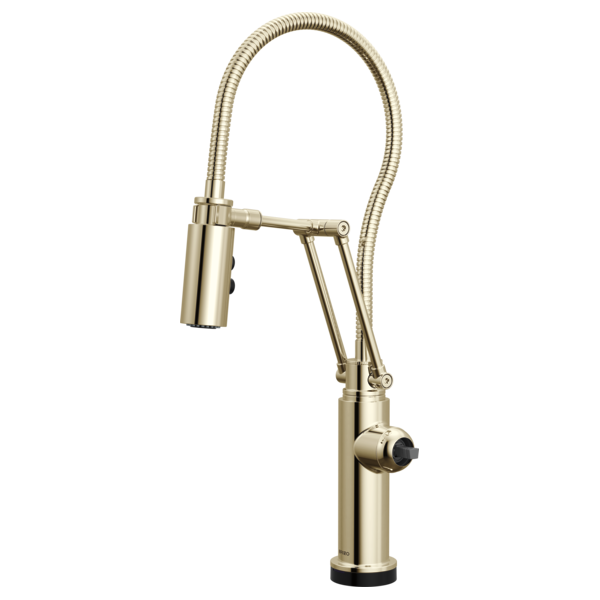 Odin® | SmartTouch® Articulating Kitchen Faucet with Finished Hose