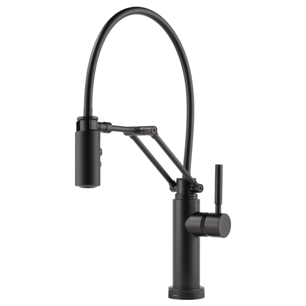 solna single handle articulating kitchen faucet