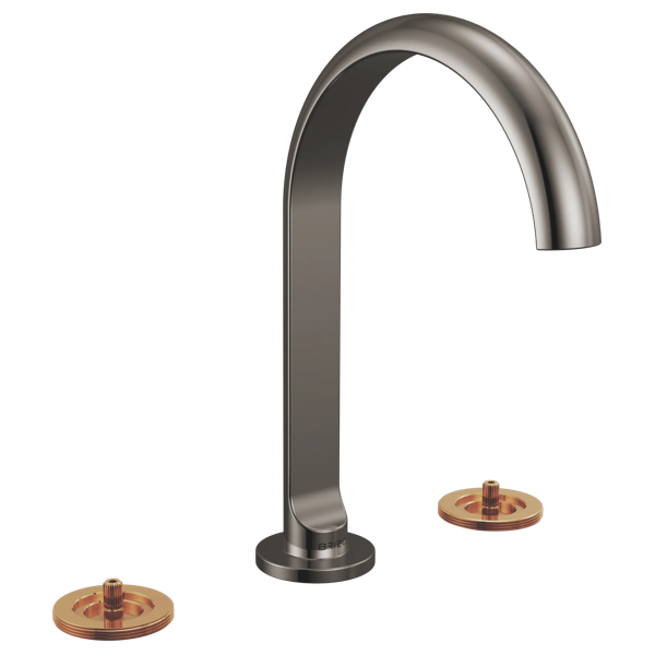 Roccesco™ | Widespread Lavatory Faucet with Arc Spout - Less Handles