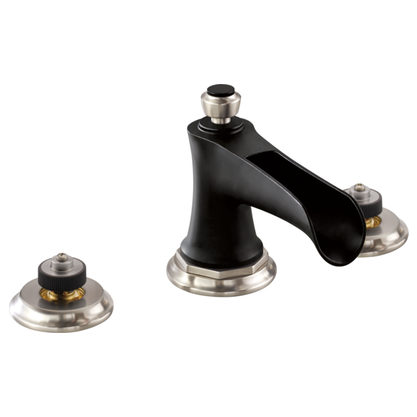 Rook® | Widespread Lavatory Faucet with Channel Spout - Less 