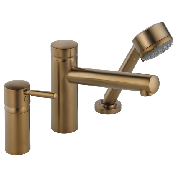 Quiessence® Roman Tub with Hand Shower Trim and Rough