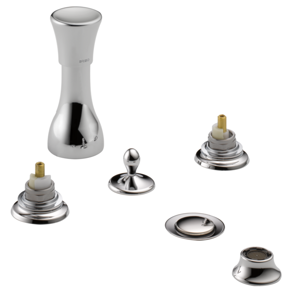 Charlotte® | 4-Hole Mount Bidet Faucet with Vacuum Breaker - Less Handles