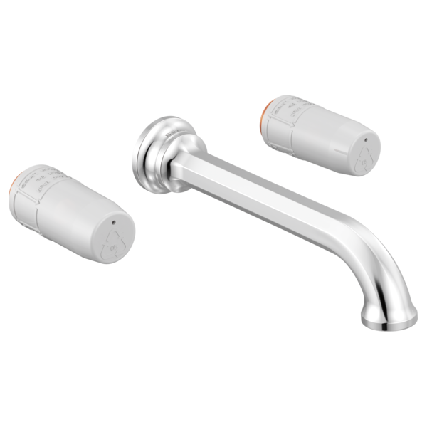 Beauclere™ | Two-Handle Wall Mount Lavatory Faucet - Less Handles