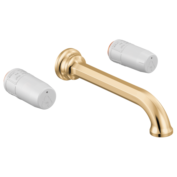 Beauclere™ | Two-Handle Wall Mount Lavatory Faucet - Less Handles