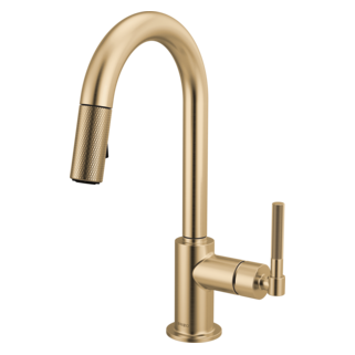 Litze® | Pull-Down Prep Faucet with Arc Spout - Knurled Handle