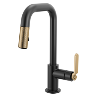 Litze® | Pull-Down Prep Faucet with Square Spout - Industrial Handle