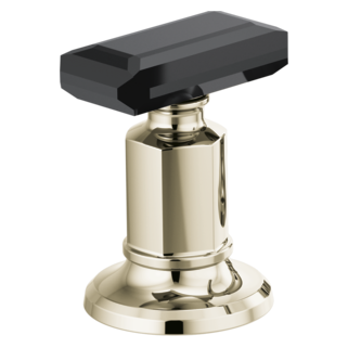 Widespread Lavatory Black Crystal Knob Handle Kit