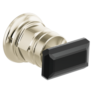 Wall Mount Lavatory Black Crystal Knob Handle Kit