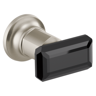 Wallmount Tub Filler Handle Kit - Black Crystal Knob Wallmount Tub Filler Handle Kit - Black Crystal Knob