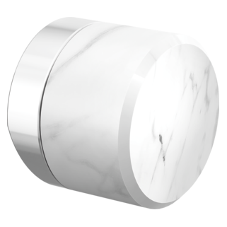 Kitchen Faucet White Marble Knob Handle Kit