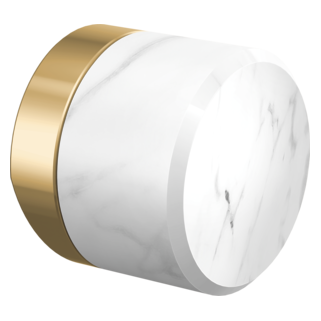 Kitchen Faucet White Marble Knob Handle Kit