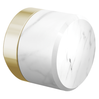 Kitchen Faucet White Marble Knob Handle Kit