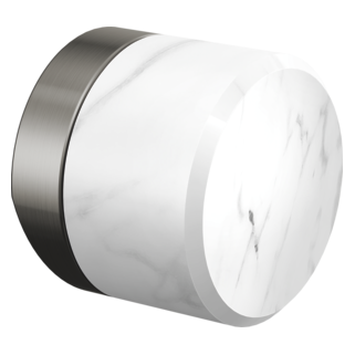 Kitchen Faucet White Marble Knob Handle Kit
