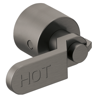 Two-Handle Wall Mount Tub Filler Industrial Lever Handle Kit