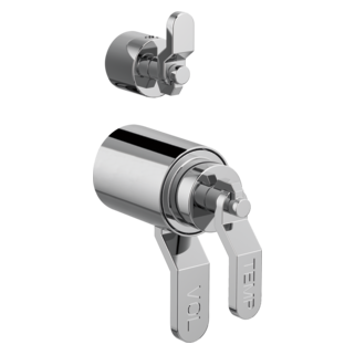 Tempassure<sup>®</sup> Thermostatic Valve With Diverter Trim Handle Kit - Industrial Lever Tempassure<sup>®</sup> Thermostatic Valve With Diverter Trim Handle Kit - Industrial Lever
