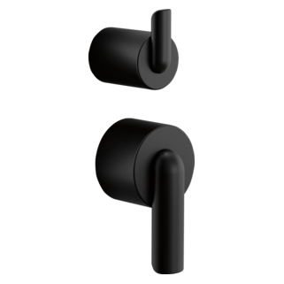 Pressure Balance Valve with Integrated Diverter Trim Bent Lever Handle Kit