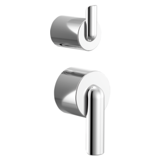 Pressure Balance Valve with Integrated Diverter Trim Bent Lever Handle Kit