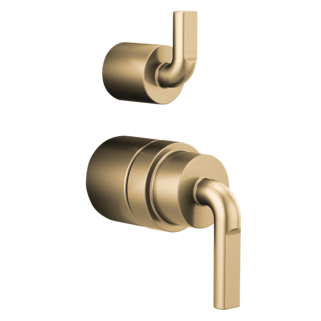 Pressure Balance Valve with Integrated Diverter Trim Notch Lever Handle Kit