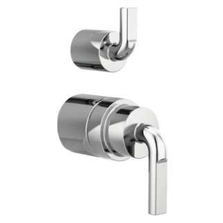 Pressure Balance Valve with Integrated Diverter Trim Notch Lever Handle Kit