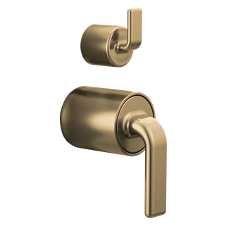 Pressure Balance Valve with Integrated Diverter Trim Twist Lever Handle Kit