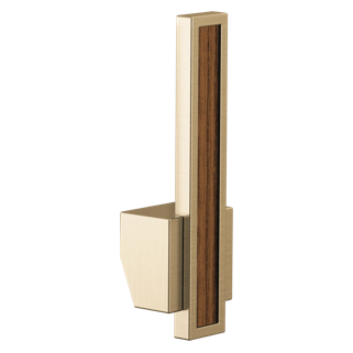 Pull-Down Kitchen Faucet Lever with Wood Inlay Handle Kit​