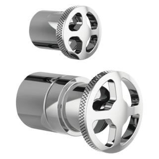 Pressure Balance Valve with Integrated Diverter Trim Wheel Handle Kit
